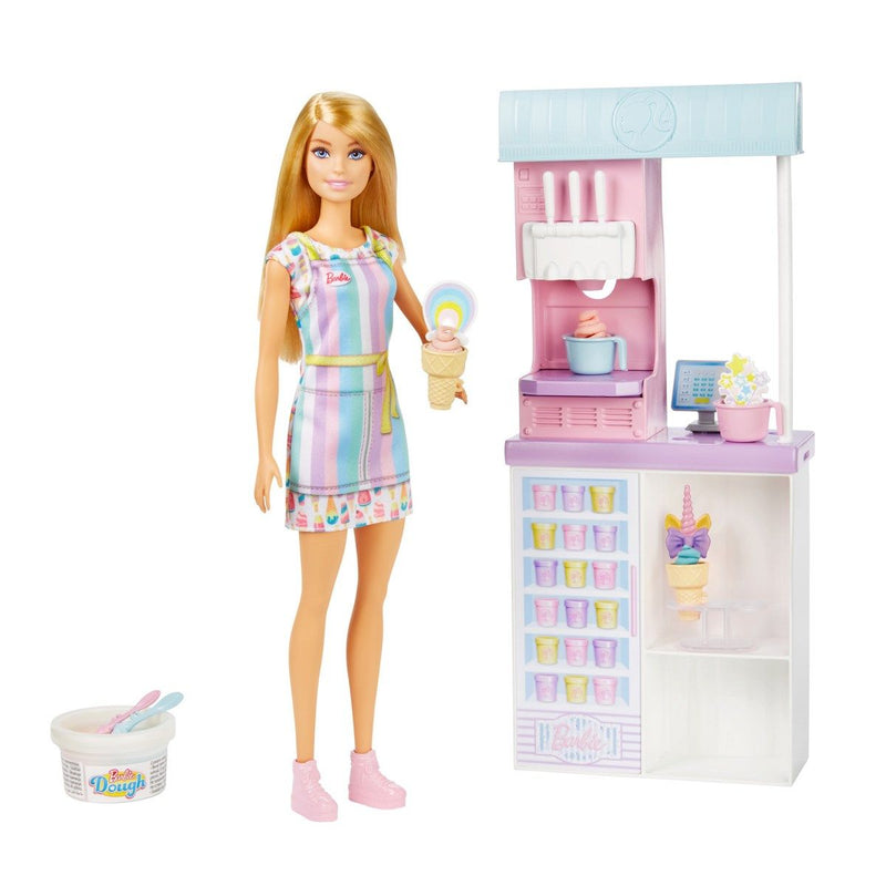 Barbie Ice Cream Shopkeeper Playset