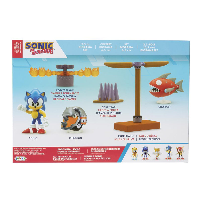 Sonic the Hedgehog 2.5 Inch Diorama Set Classic