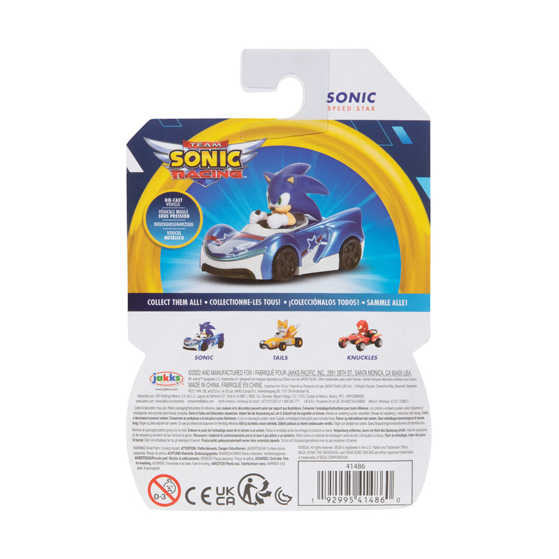 Sonic the Hedgehog 1:64 Die-cast Vehicle W3,  Sonic