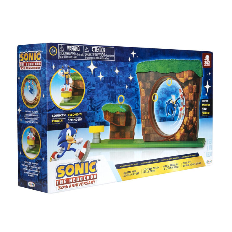 Sonic the Hedgehog 2.5 Inch Green Hill Zone Playset