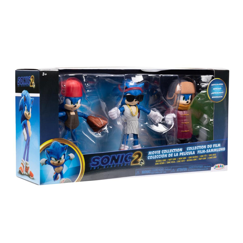Sonic the Hedgehog 2, 4 Inch Articulated Figure Pack