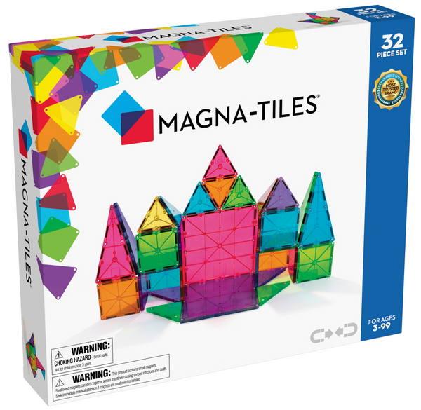 MAGNA-TILES - Clear Colours 32 delar
