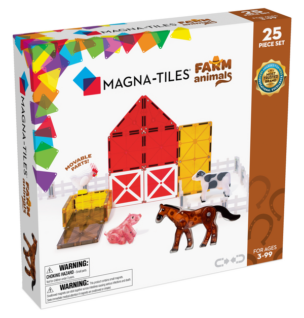 MAGNA-TILES - Farm Animals 25 delar