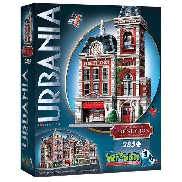 Wrebbit- Urbania Fire Station 3D-pussel