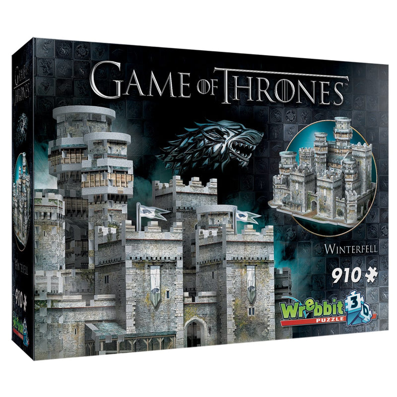 Wrebbit- Game of Thrones Winterfell 3D-pussel
