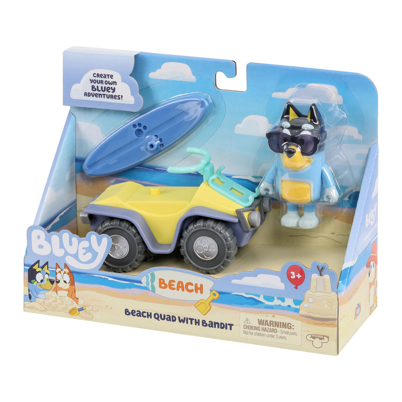 Bluey, Figure and Vehicle, Beach Quad