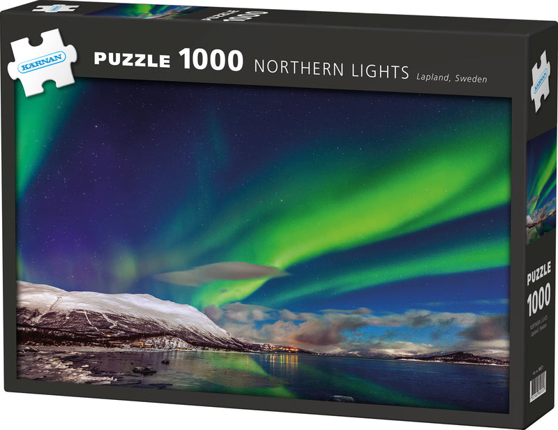 Pussel northern lights, Lappland Sweden , 1000 bitar