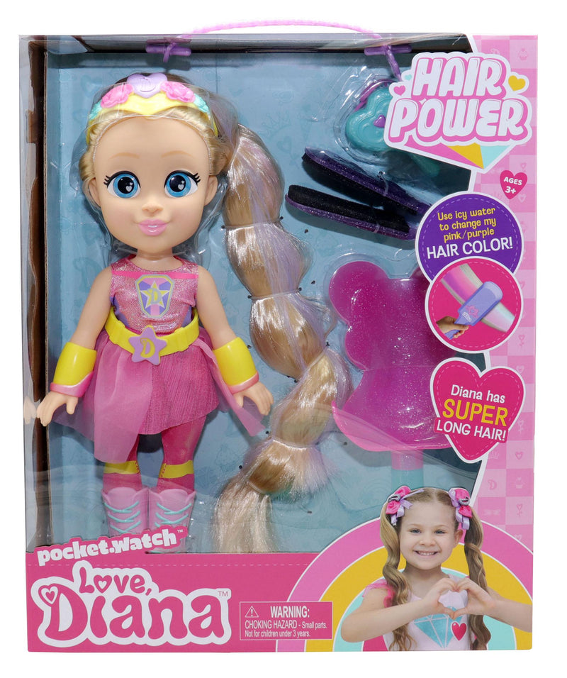Love Diana S2 33 cm Hairpower Feature Docka