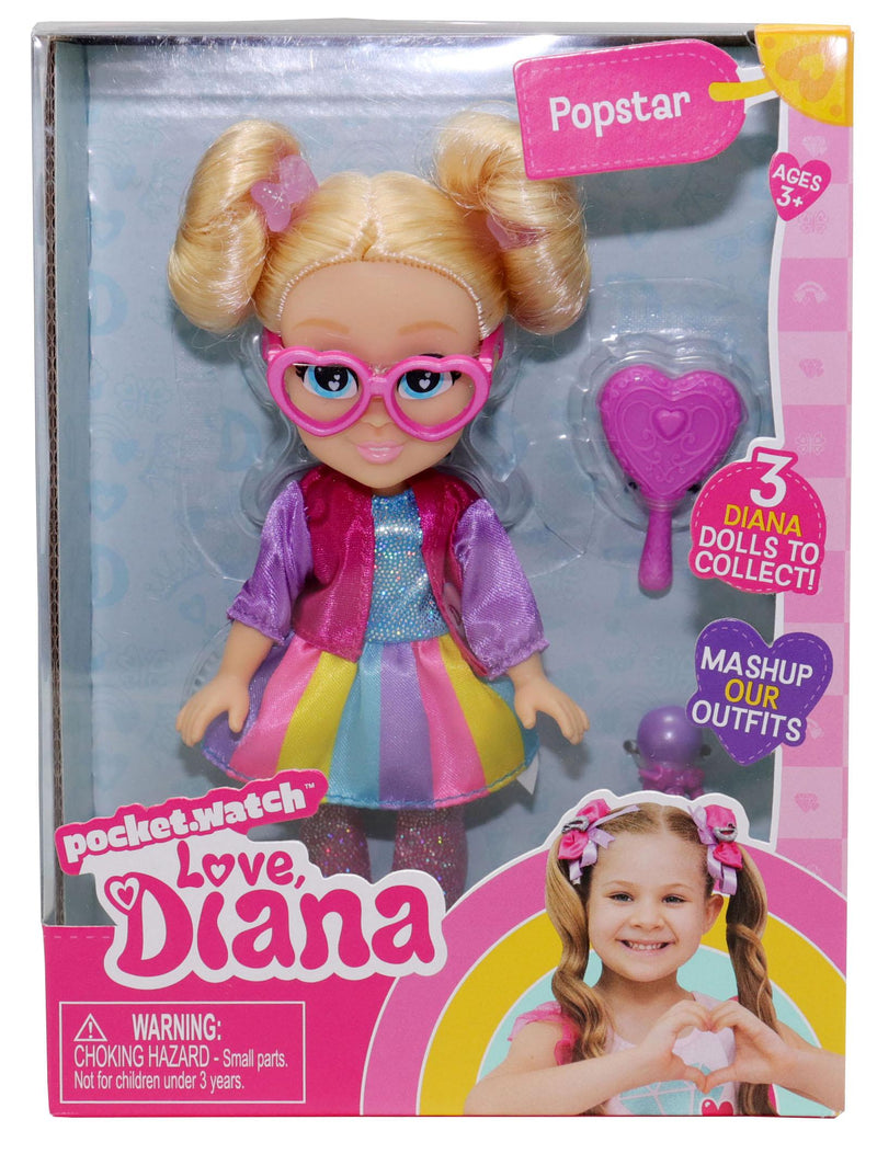 Love Diana S2 15 cm Docka - Popstar