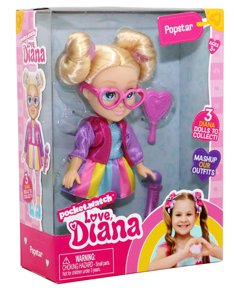 Love Diana S2 15 cm Docka - Popstar