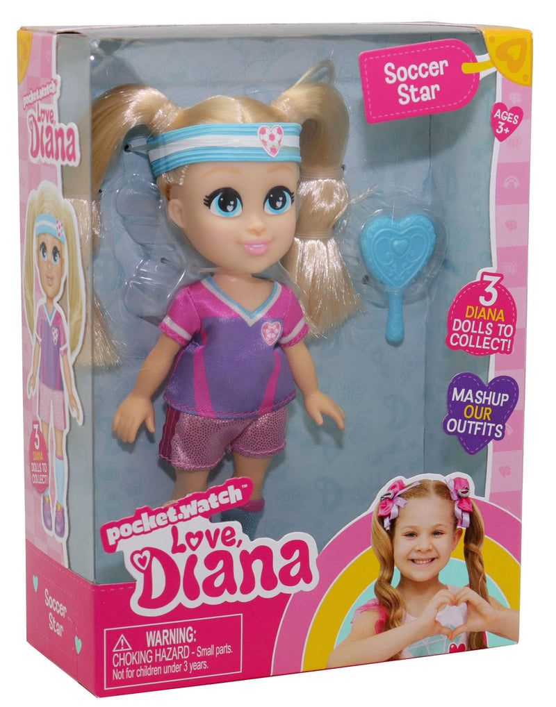 Love Diana S2 15 cm Docka - Soccer Star