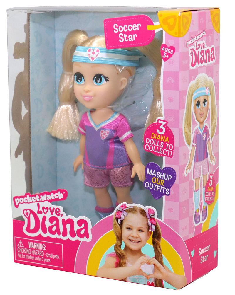 Love Diana S2 15 cm Docka - Soccer Star