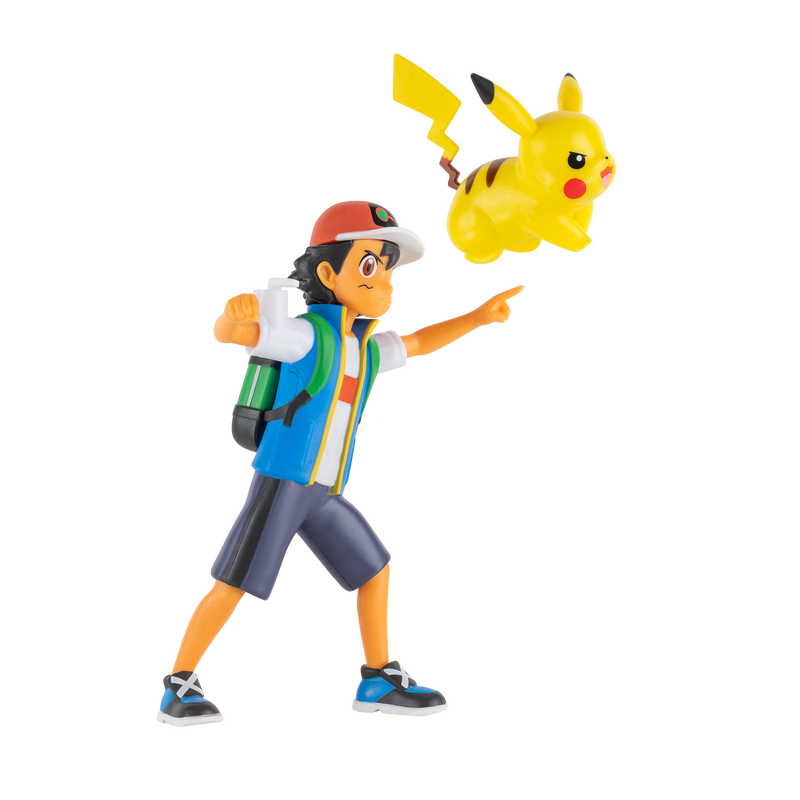 Pokemon battle feature figure, Ash-Pikachu