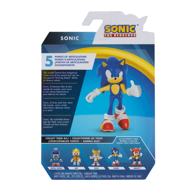 Sonic the Hedgehog 2,5 tommer figur W9, Sonic