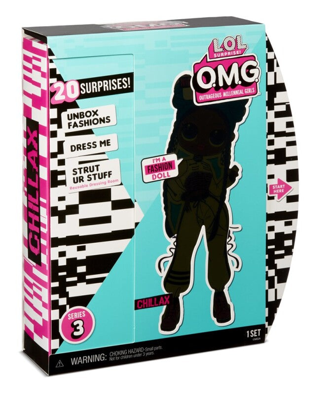 L.O.L. Surprise! OMG 2-Pack Serie 3 - Roller Chick + Chillax