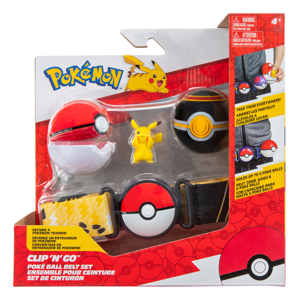 Pokemon clip N go belt set, pikachu