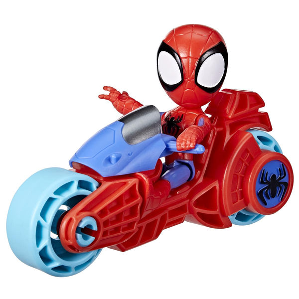 Spidey and his Amazing Friends 4 Inch Figure and Motorcycle, Spidey