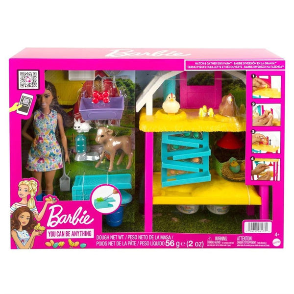 Barbie Hatch &amp; Gather Egg Farm 