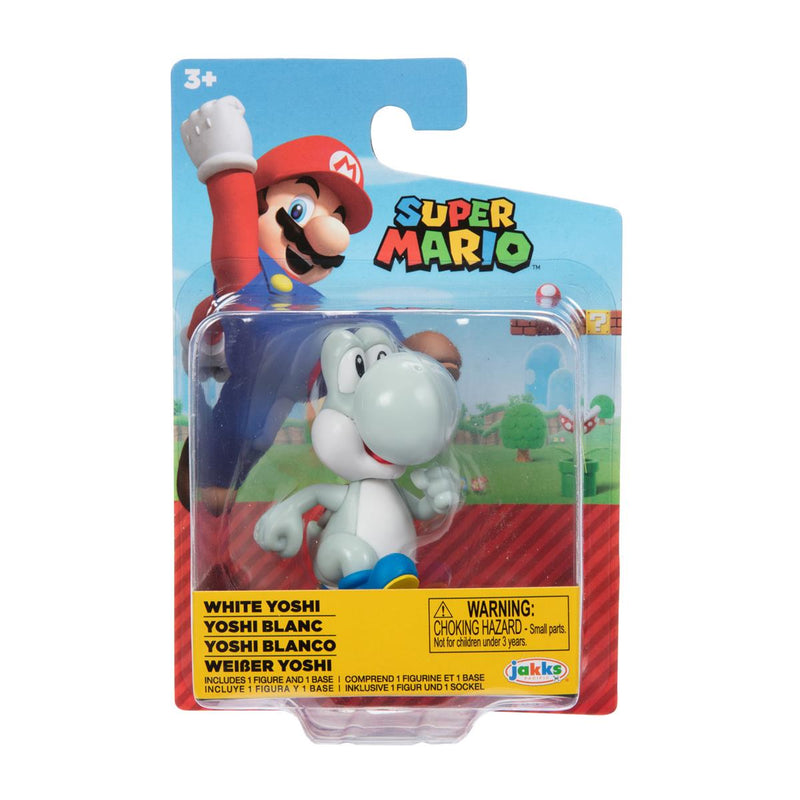 Super Mario 2.5 Inch Limited Articulation Figure- White Yoshi