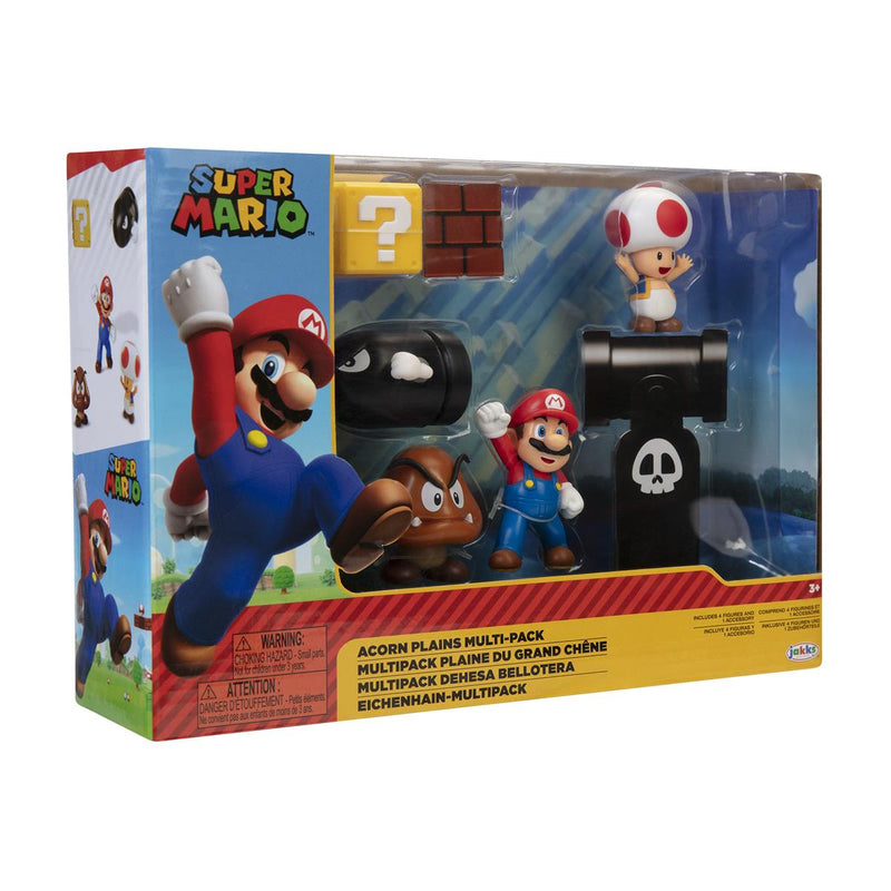 Super Mario 2.5 Inch Diorama Set Acorn Plains