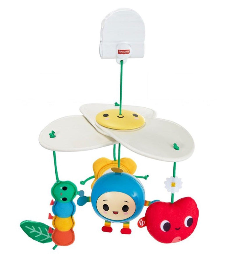 Fisher Price -  Happy World Flowerin Fun Stroller Toy