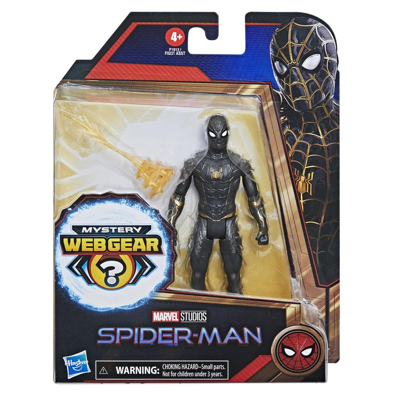 Spider-Man (2021) 15 cm figur, Black and Gold Suit Spider-Man