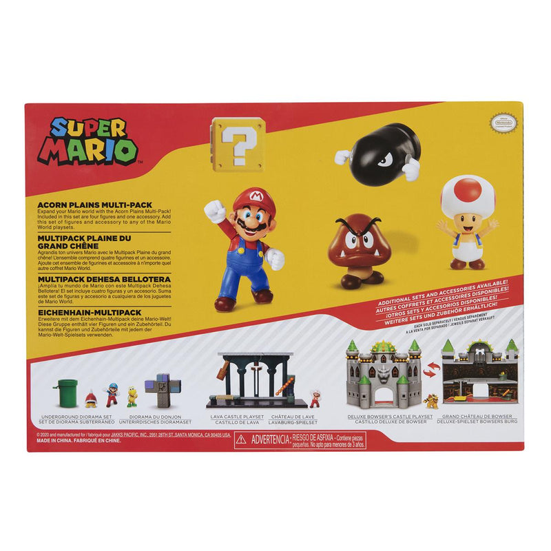 Super Mario 2.5 Inch Diorama Set Acorn Plains