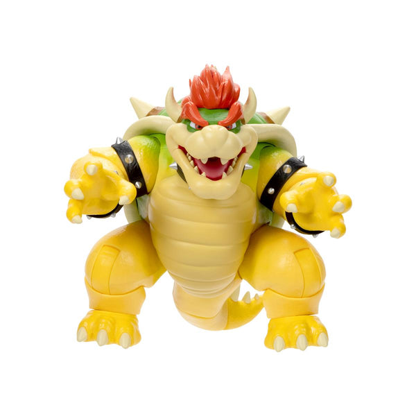 Super Mario Movie Feature Figure 7 Inch Fire Breathing Bowser