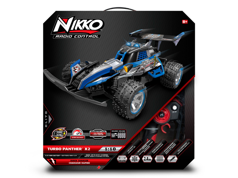 RC Nikko Turbo Panther Blå